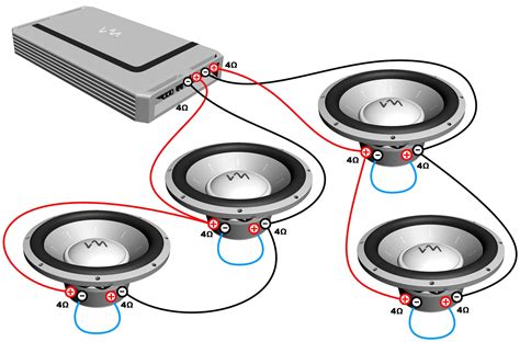 using four channel speaker system with two chanel output|2 channel speaker wiring diagram.